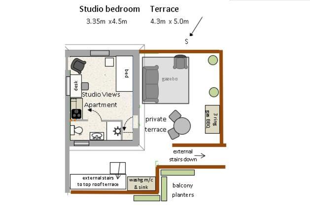 Studio Views Apartment, Cortijo Fruitful Hills Màlaga Exteriér fotografie